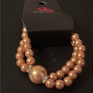 Paparazzi Gold Pearl Bracelet